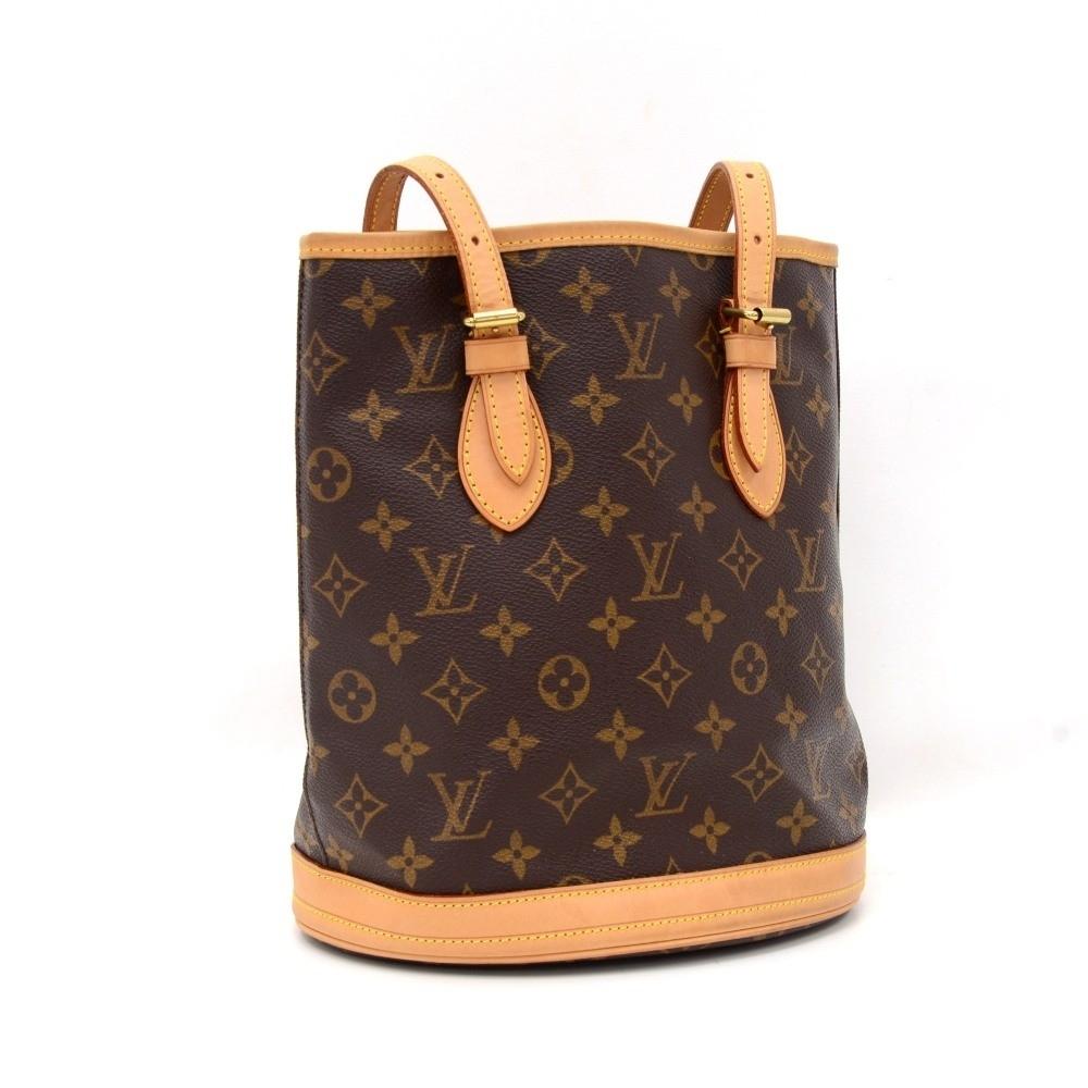 Louis Vuitto Bucket PM Monogram Canvas Shoulder Bag