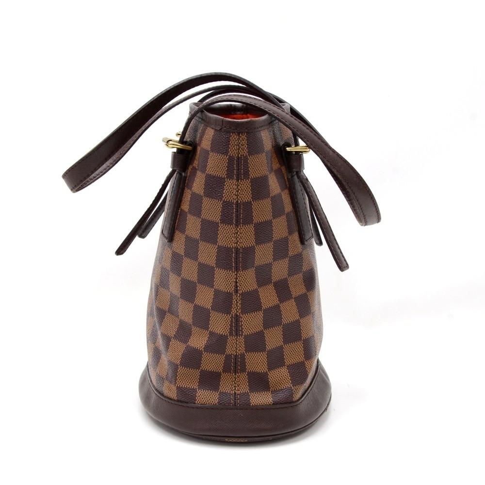 Louis Vuitto Marais Damier Ebène Canvas Shoulder Bag