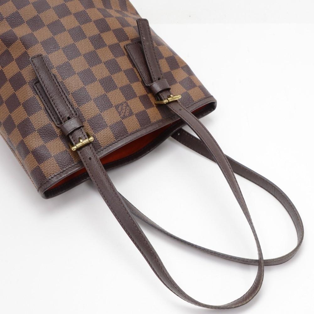 Louis Vuitto Marais Damier Ebène Canvas Shoulder Bag