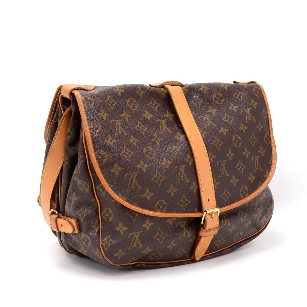 Louis Vuitto Saumur 35 Monogram Canvas Shoulder Bag