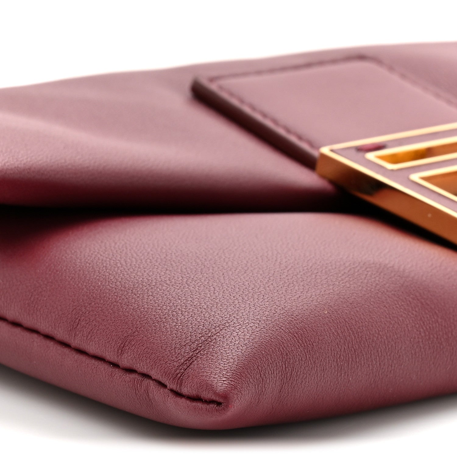 Nappa Mama Baguette Pouch Bordeaux