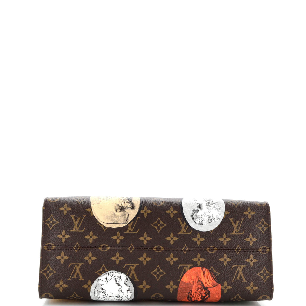 Louis Vuitton OnTheGo Tote Limited Edition Fornasetti Cameo Monogram Canvas MM
