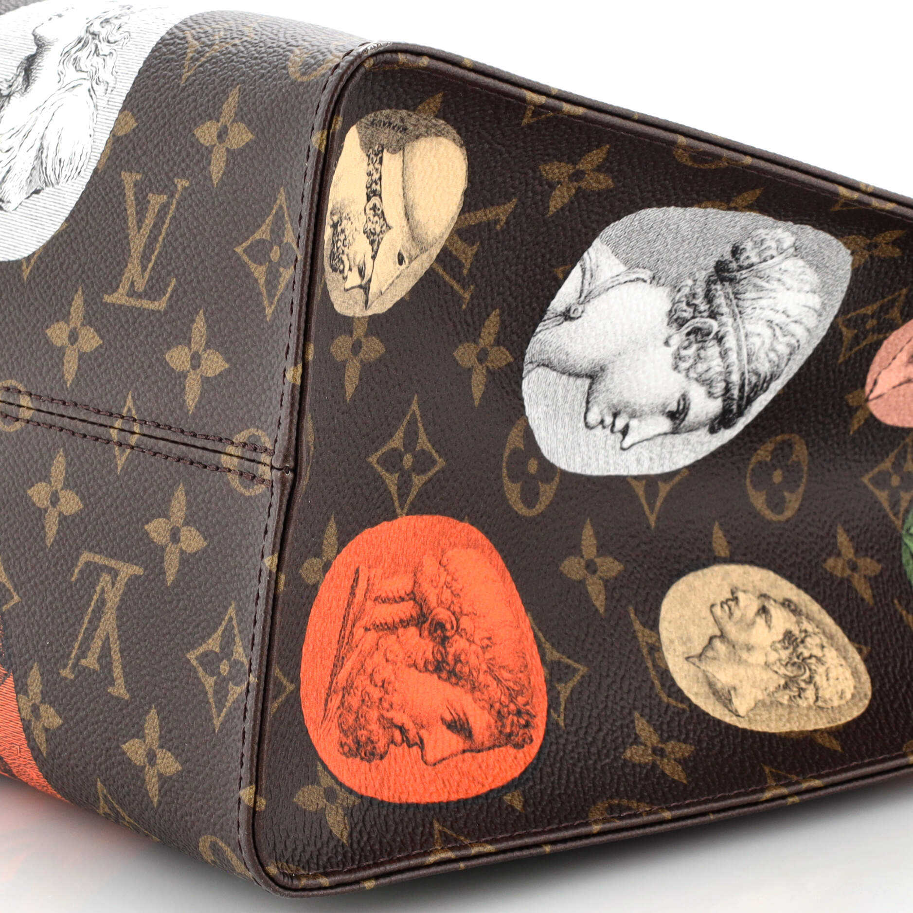 Louis Vuitton OnTheGo Tote Limited Edition Fornasetti Cameo Monogram Canvas MM