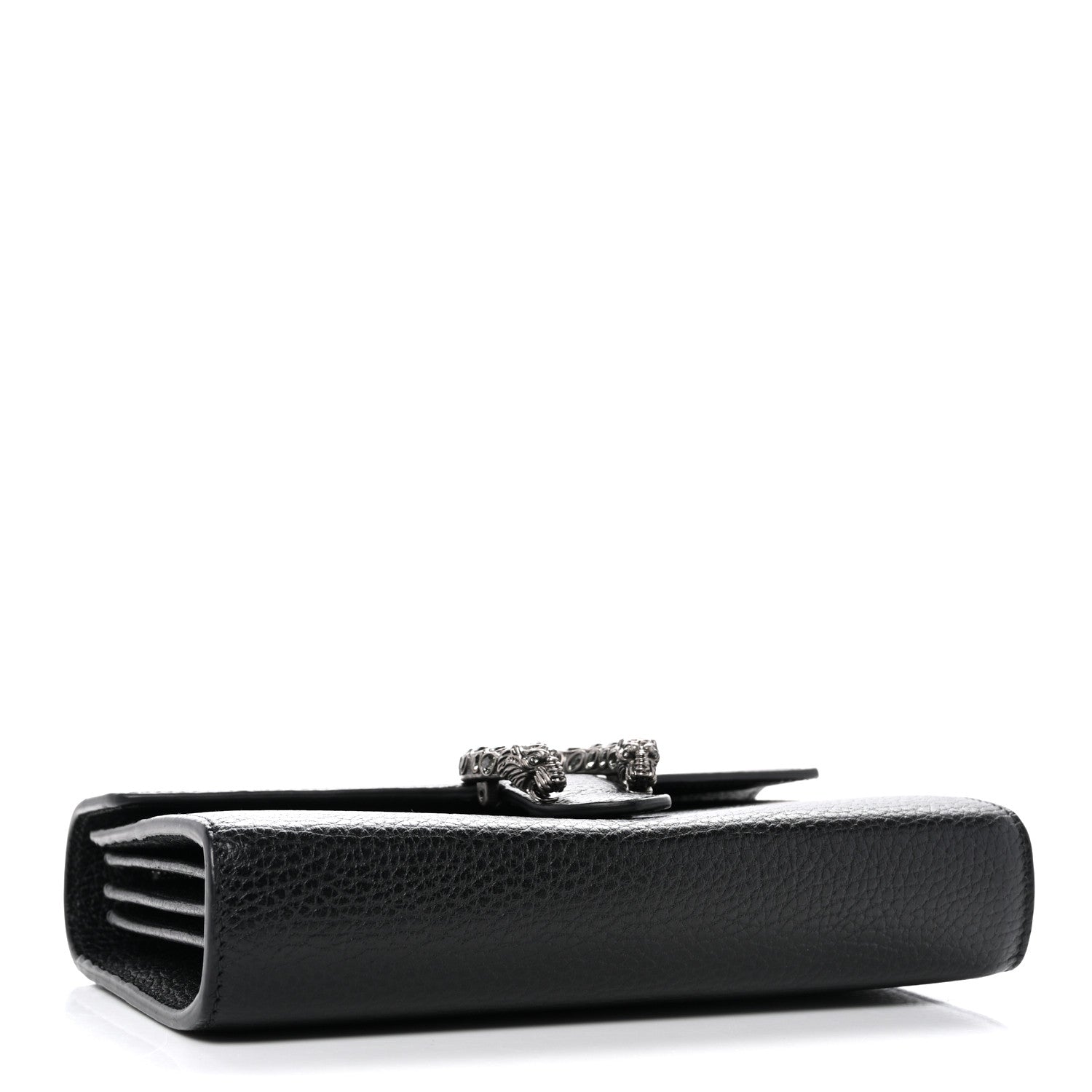 Calfskin Mini Dionysus Chain Wallet Black