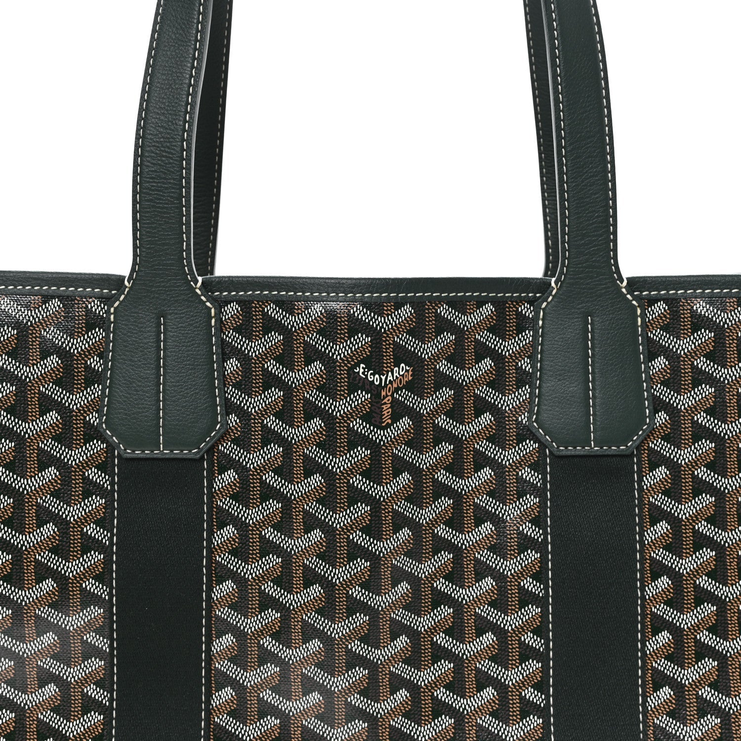 Goyardine Villette MM Tote Green