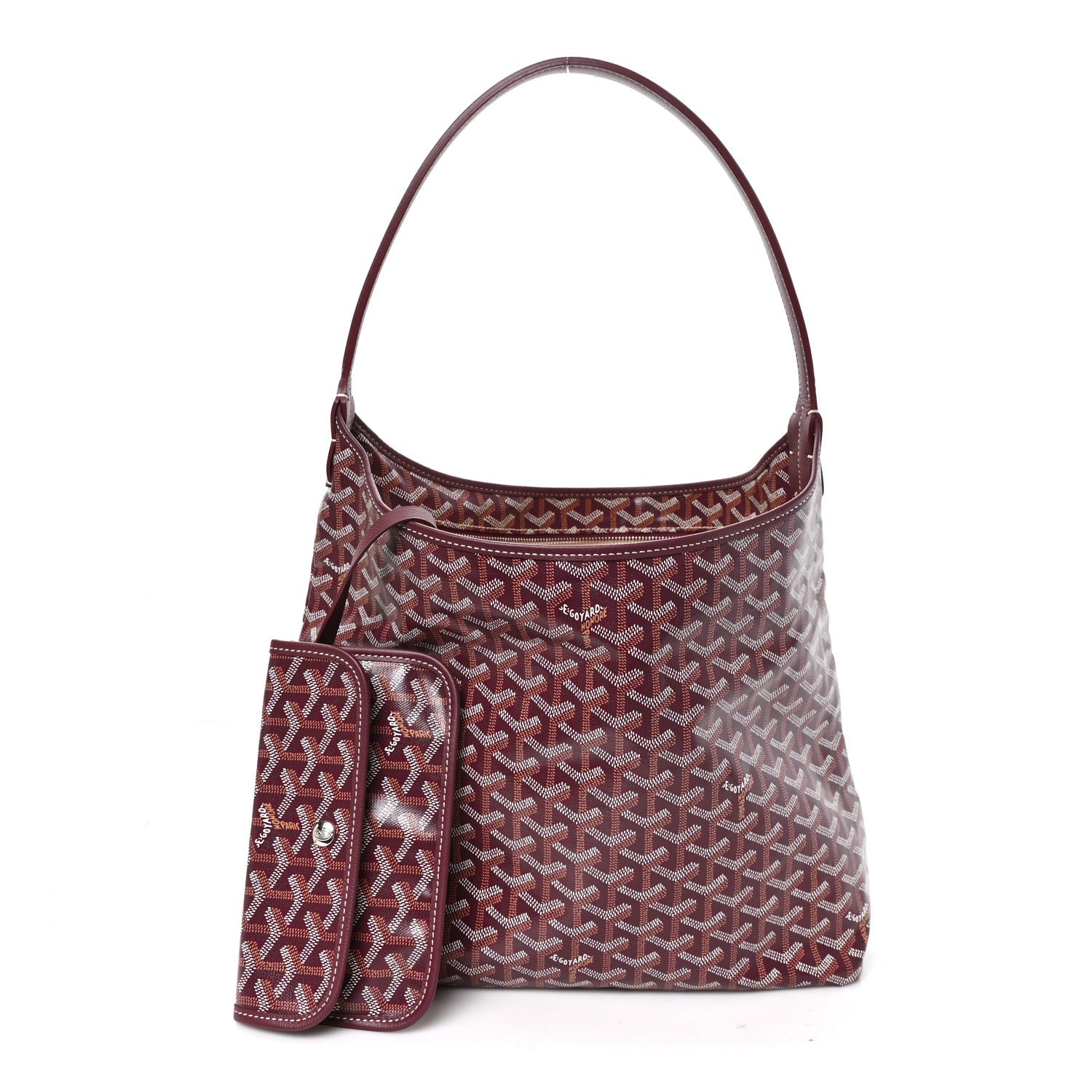 Goyardine Boheme Hobo Burgundy