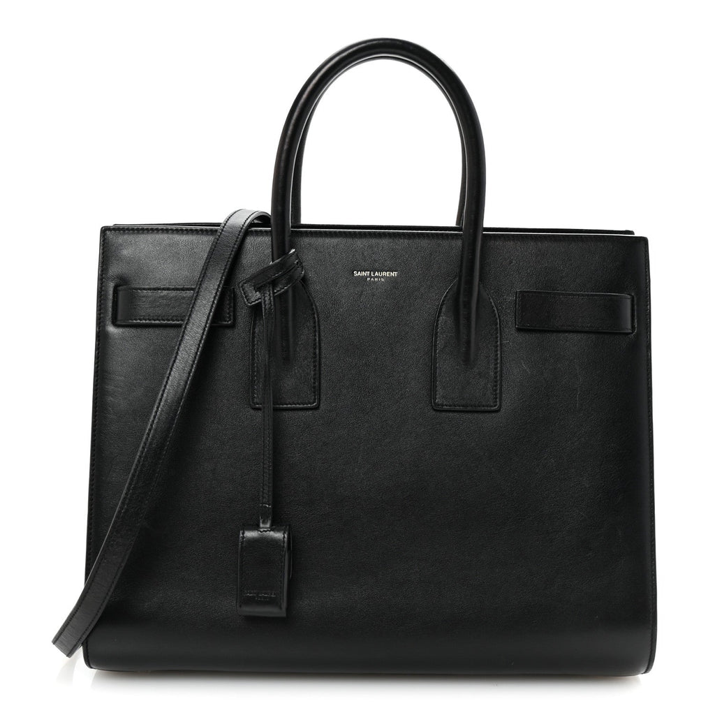 Calfskin Small Sac De Jour Black Black