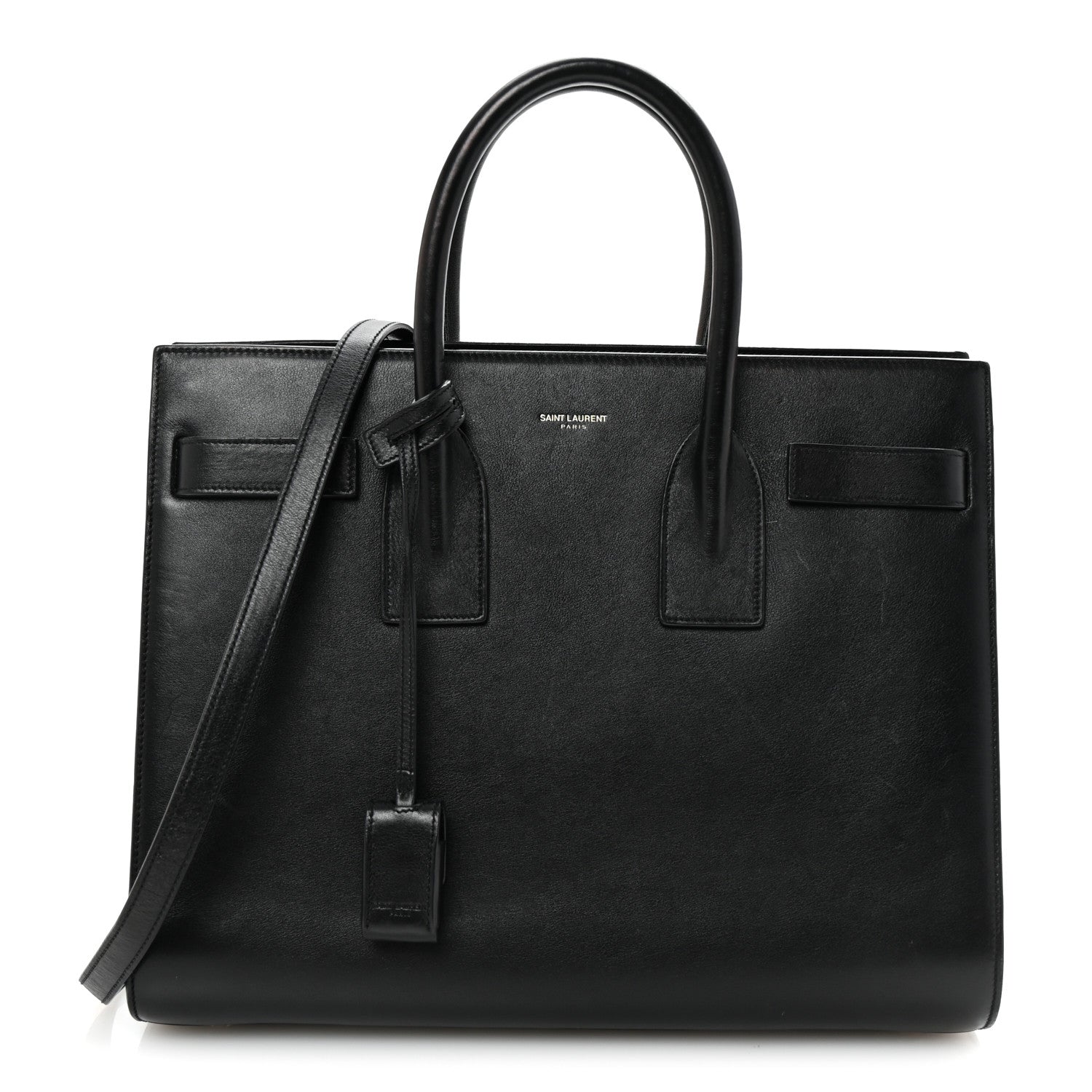 Calfskin Small Sac De Jour Black Black