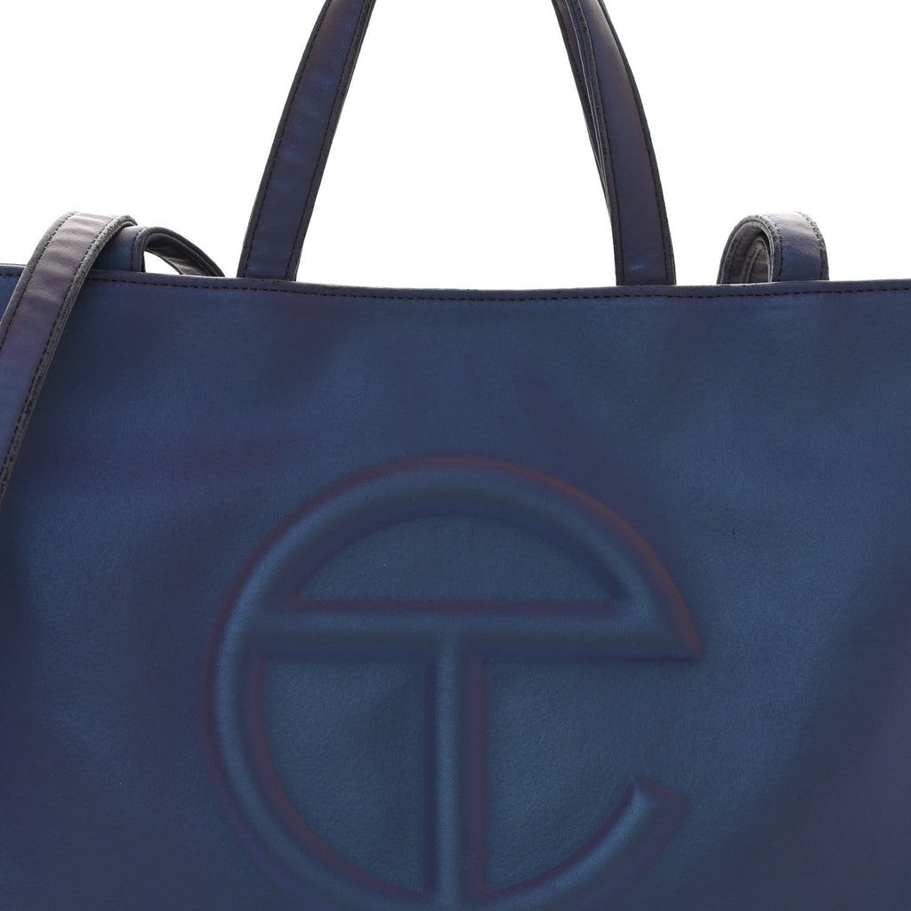 Vegan Leather Medium Shopping Bag Flash