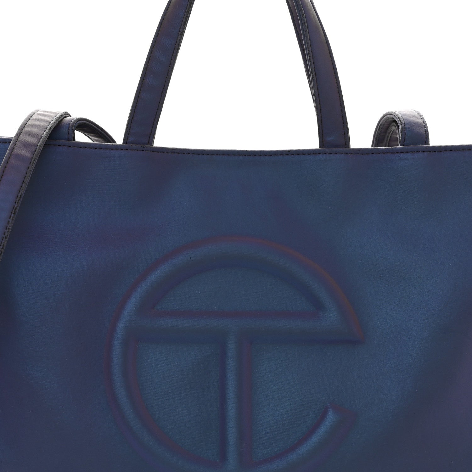 Vegan Leather Medium Shopping Bag Flash