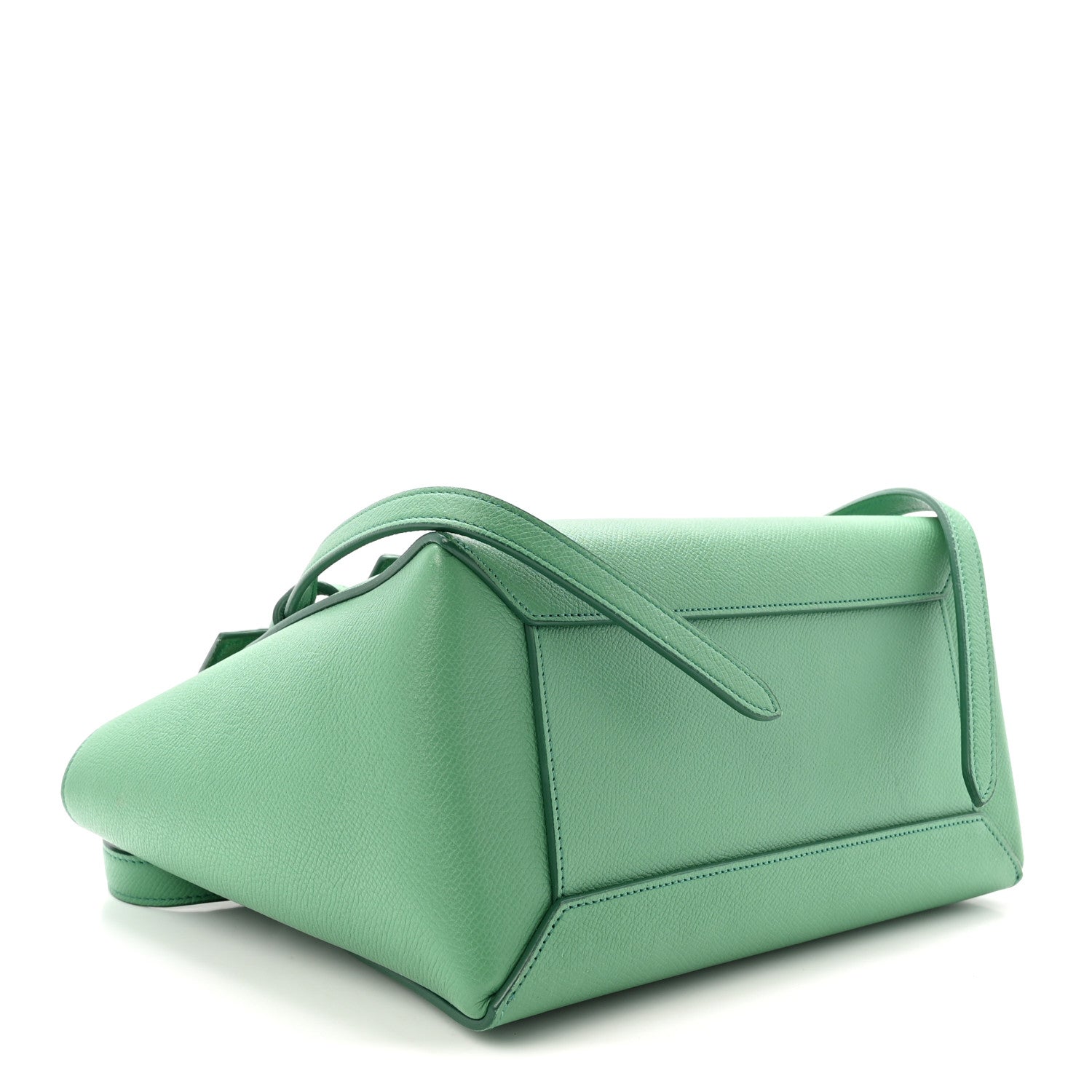 Grained Calfskin Micro Belt Bag Pop Green