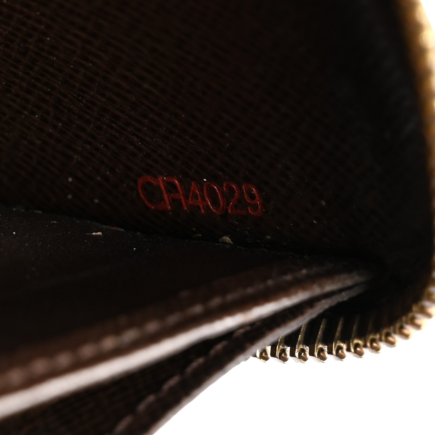 Damier Ebene Zippy Wallet