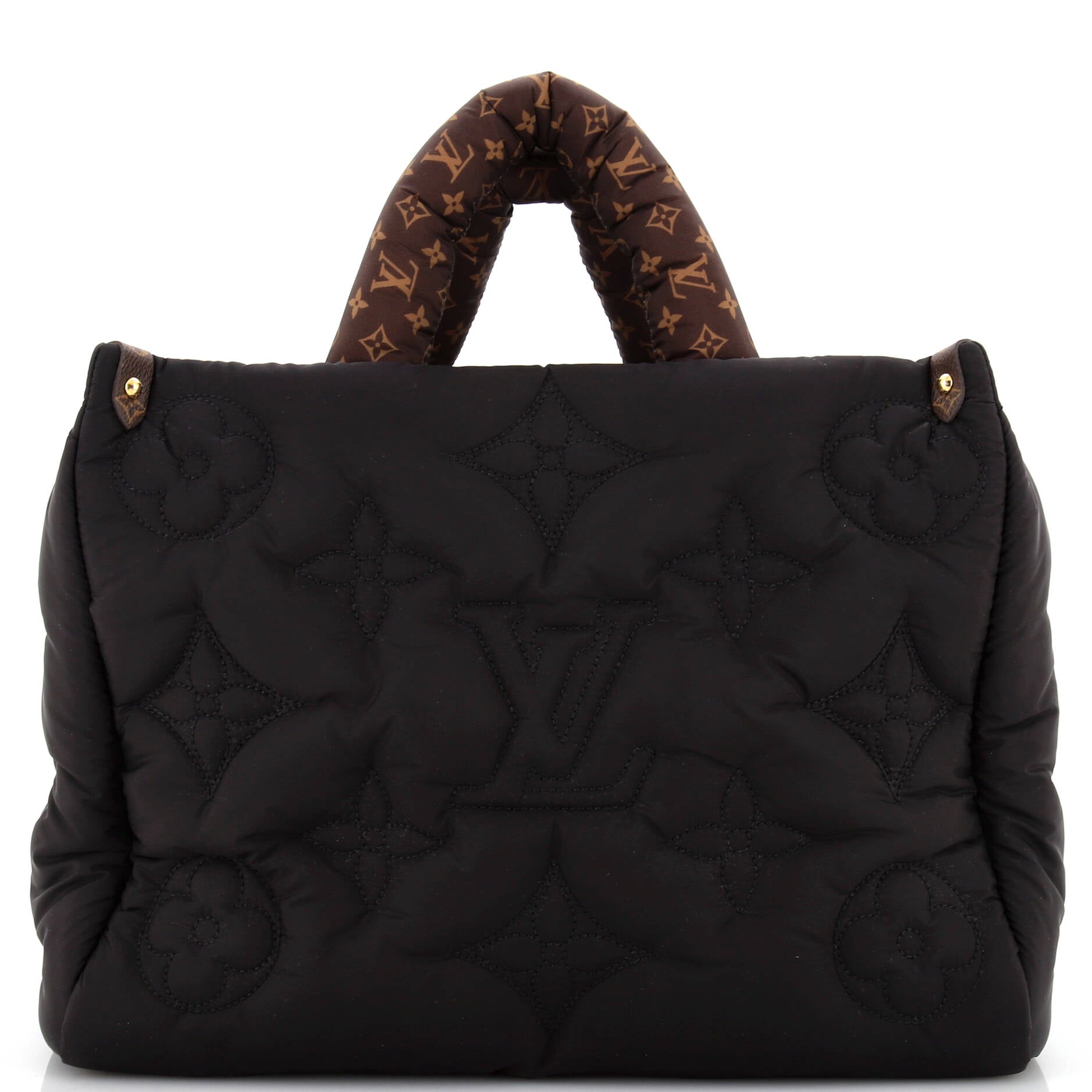 Louis Vuitton Pillow OnTheGo Tote Monogram Quilted Econyl Nylon MM