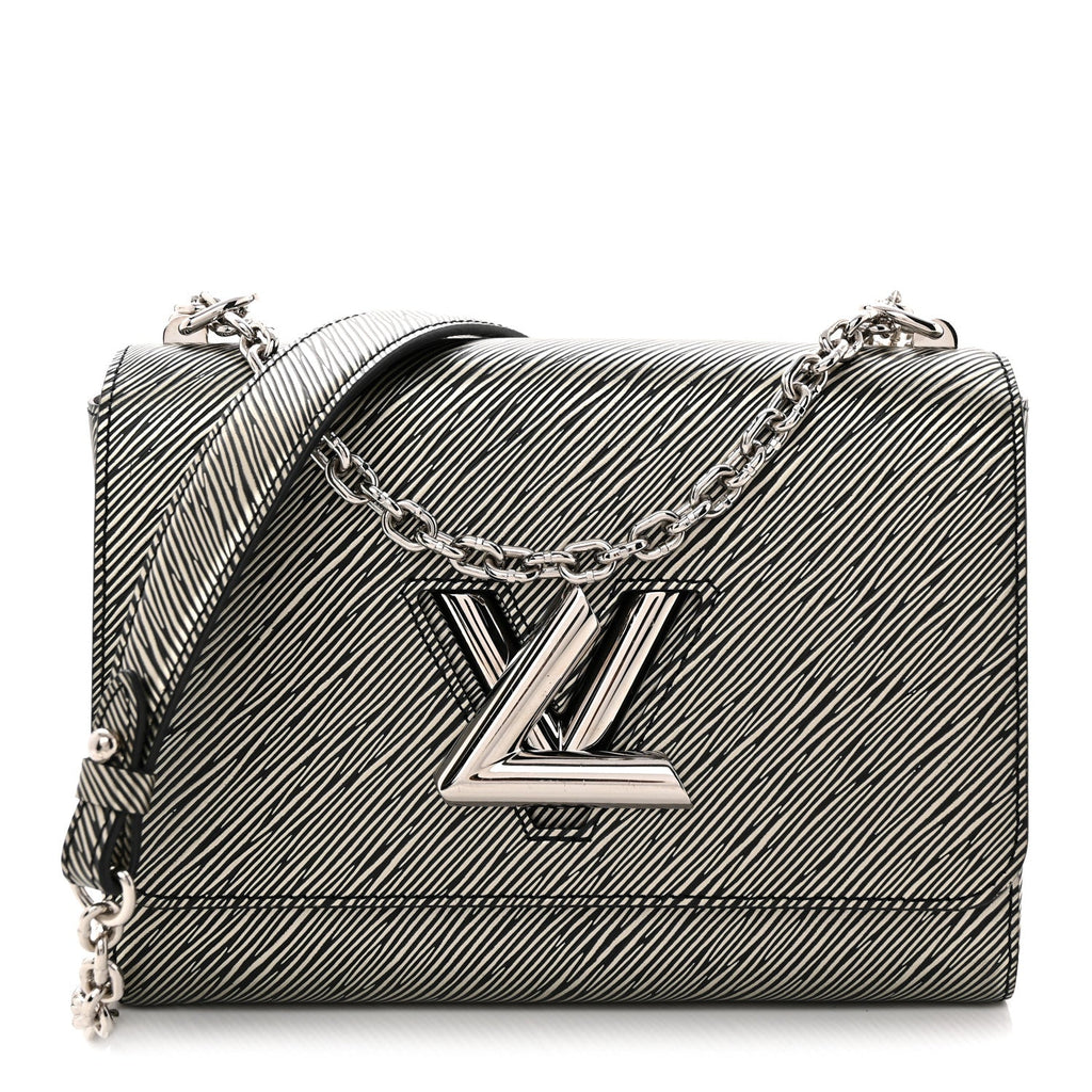 Epi Twist Shoulder Bag MM Platine