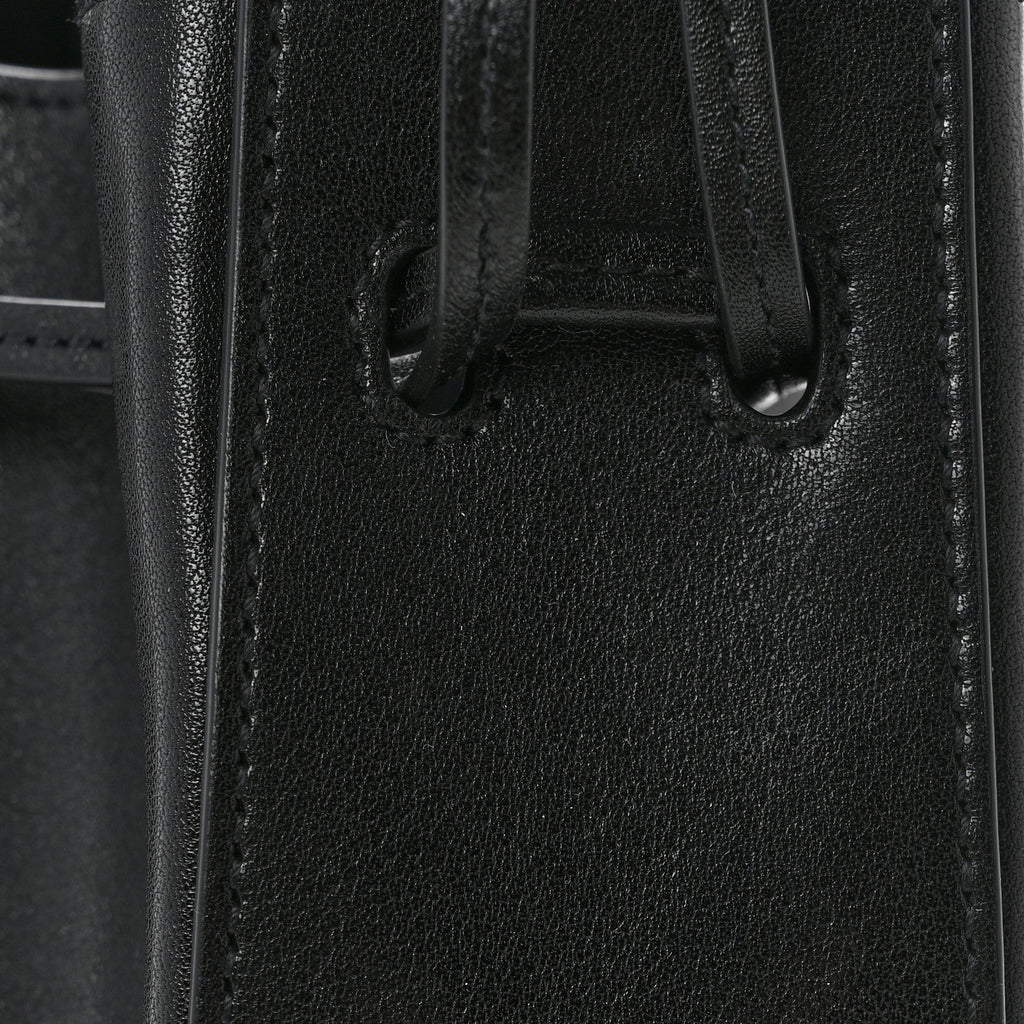 Calfskin Small Bucket Bag Black