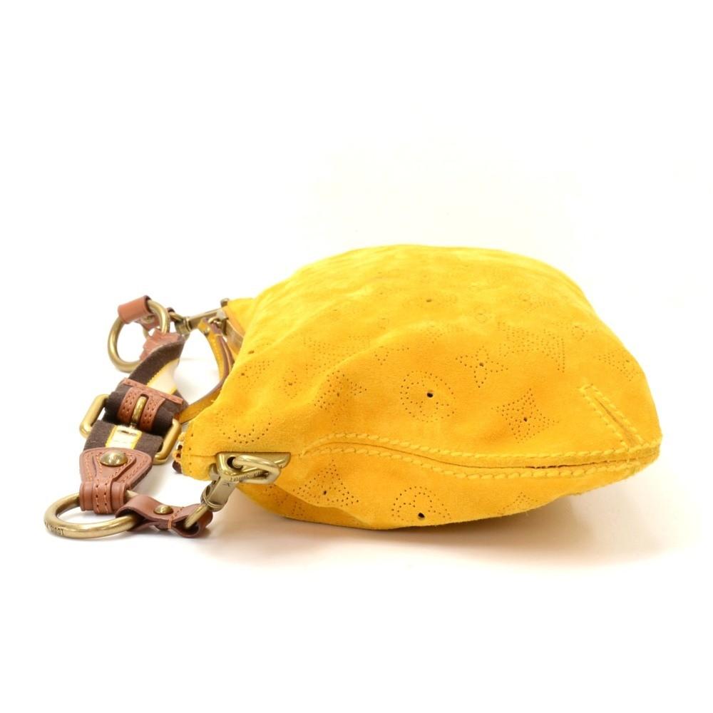 Louis Vuitto Onatah Pochette Suede Leather Shoulder Bag