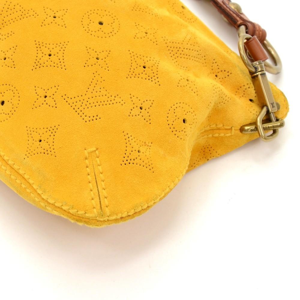 Louis Vuitto Onatah Pochette Suede Leather Shoulder Bag