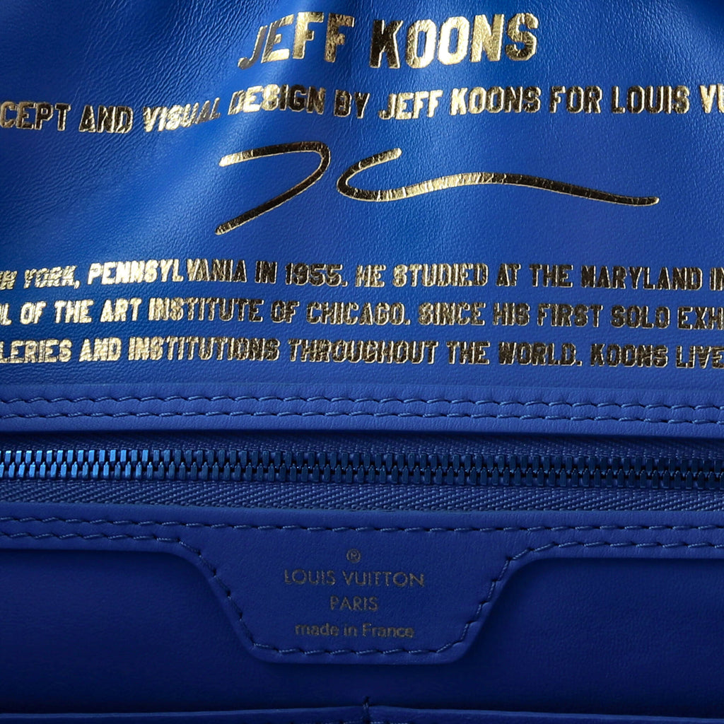 Louis Vuitton Neverfull NM Tote Limited Edition Jeff Koons Rubens Print Canvas MM
