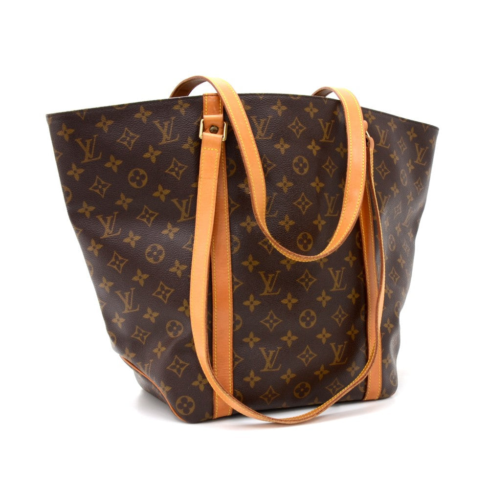 Louis Vuitto Sac Shopping Monogram Canvas Tote Bag