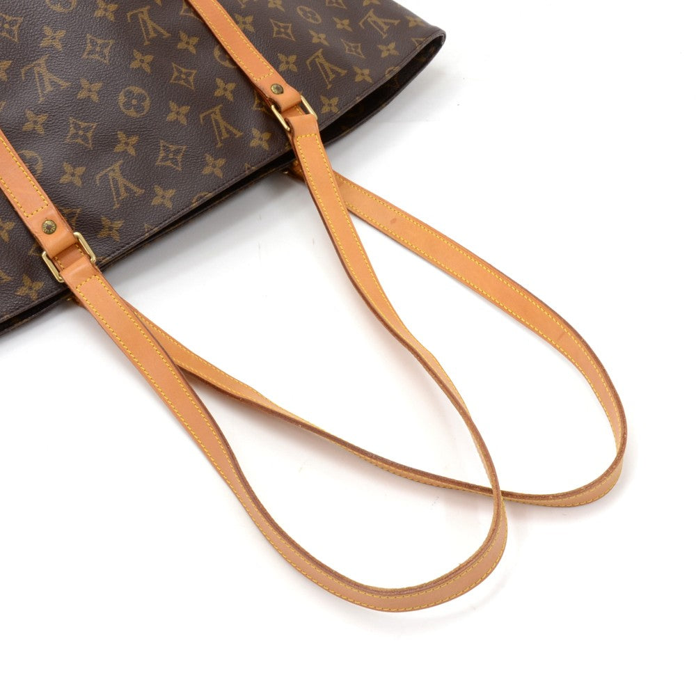 Louis Vuitto Sac Shopping Monogram Canvas Tote Bag