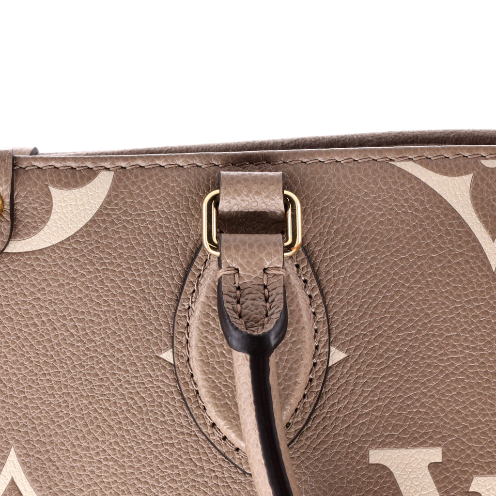 Louis Vuitton OnTheGo Tote Bicolor Monogram Empreinte Giant PM