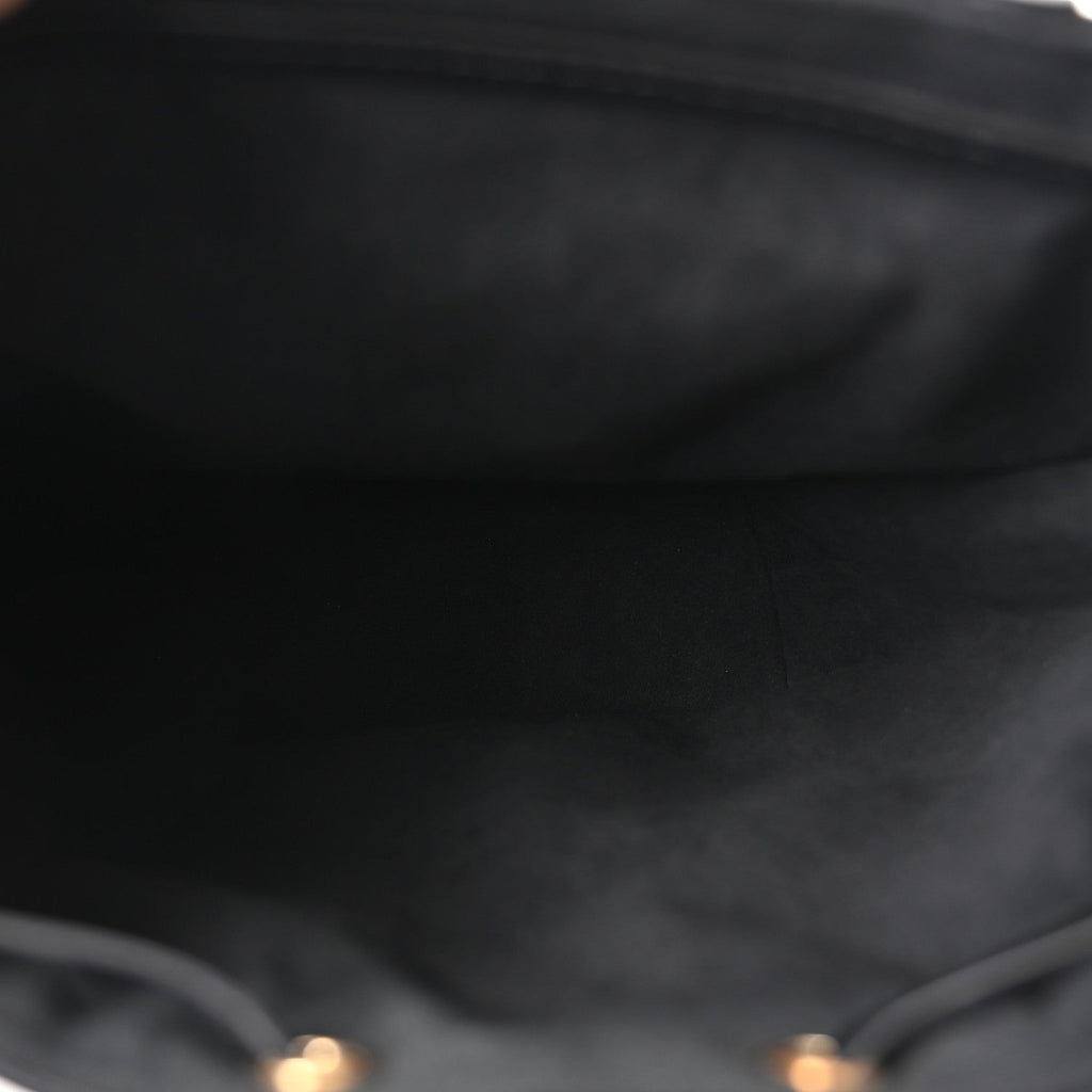 Lambskin Embossed Monogram Coussin PM Backpack Black