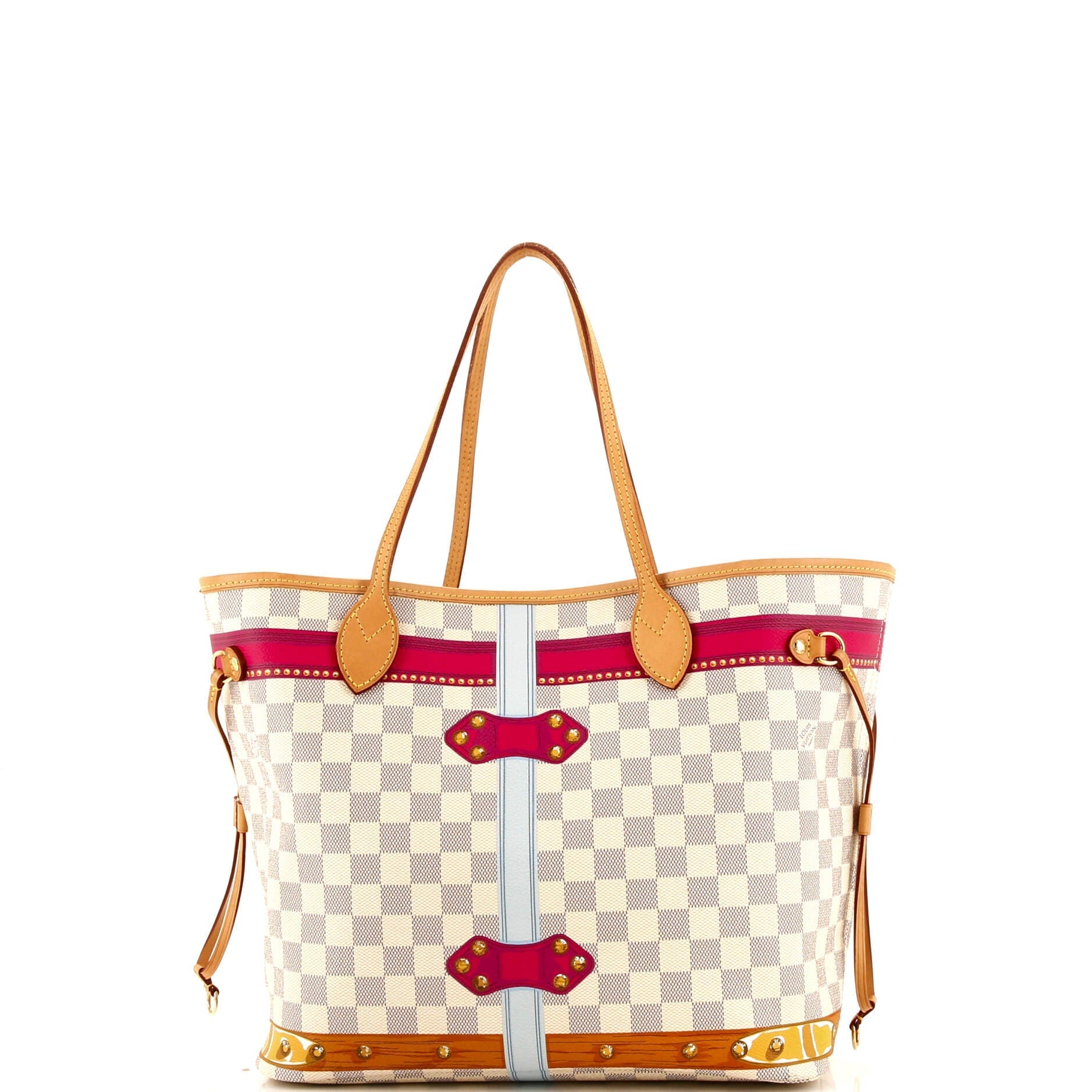 Louis Vuitton Neverfull NM Tote Limited Edition Cities Damier Summer Trunks MM