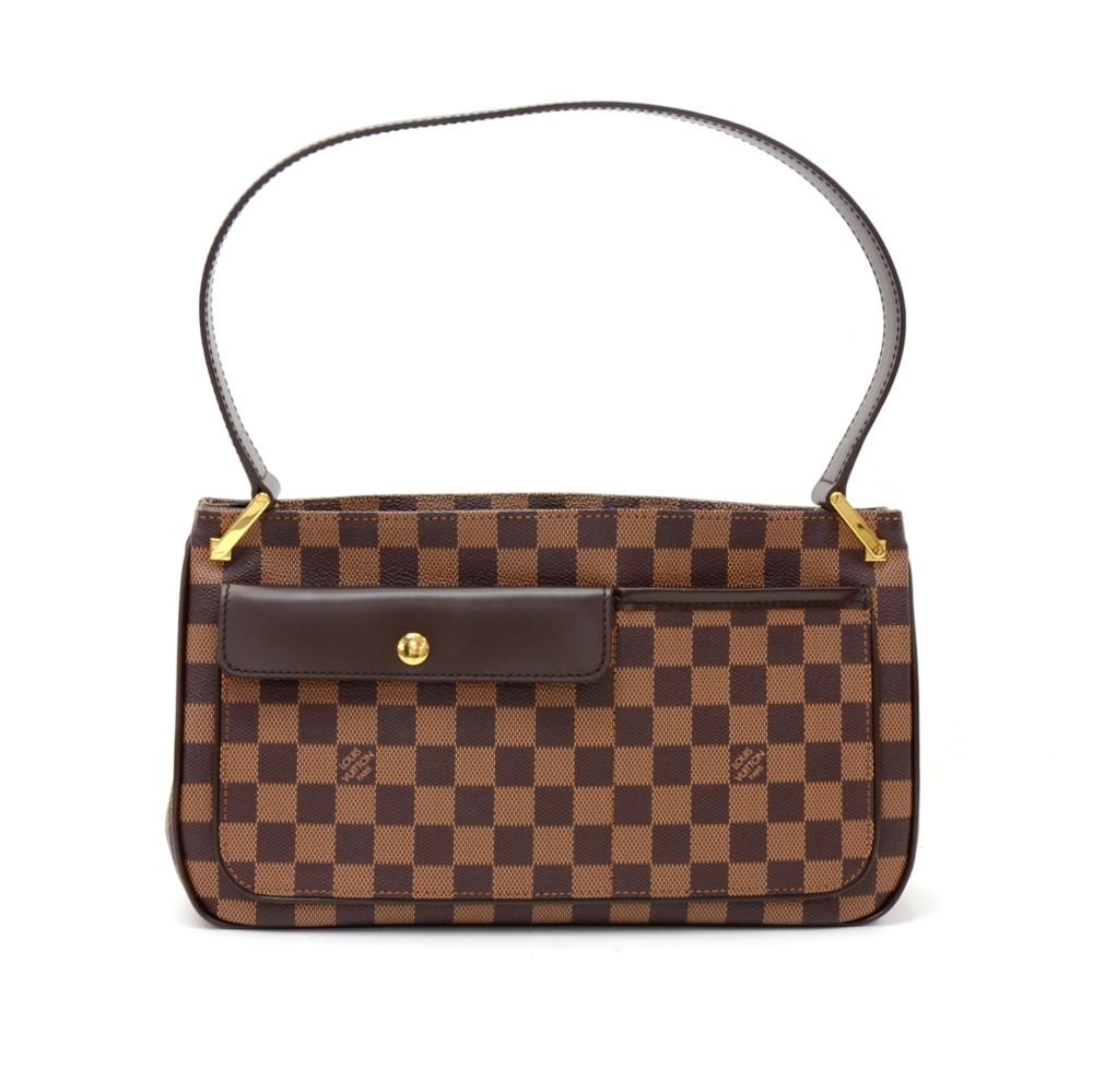 Louis Vuitto Aubagne Damier Ebène Canvas Shoulder Bag