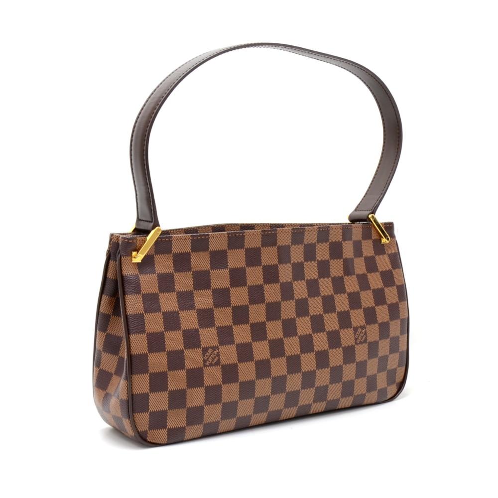 Louis Vuitto Aubagne Damier Ebène Canvas Shoulder Bag