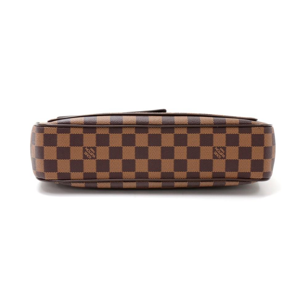 Louis Vuitto Aubagne Damier Ebène Canvas Shoulder Bag