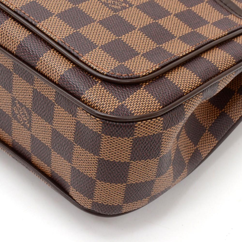 Louis Vuitto Aubagne Damier Ebène Canvas Shoulder Bag