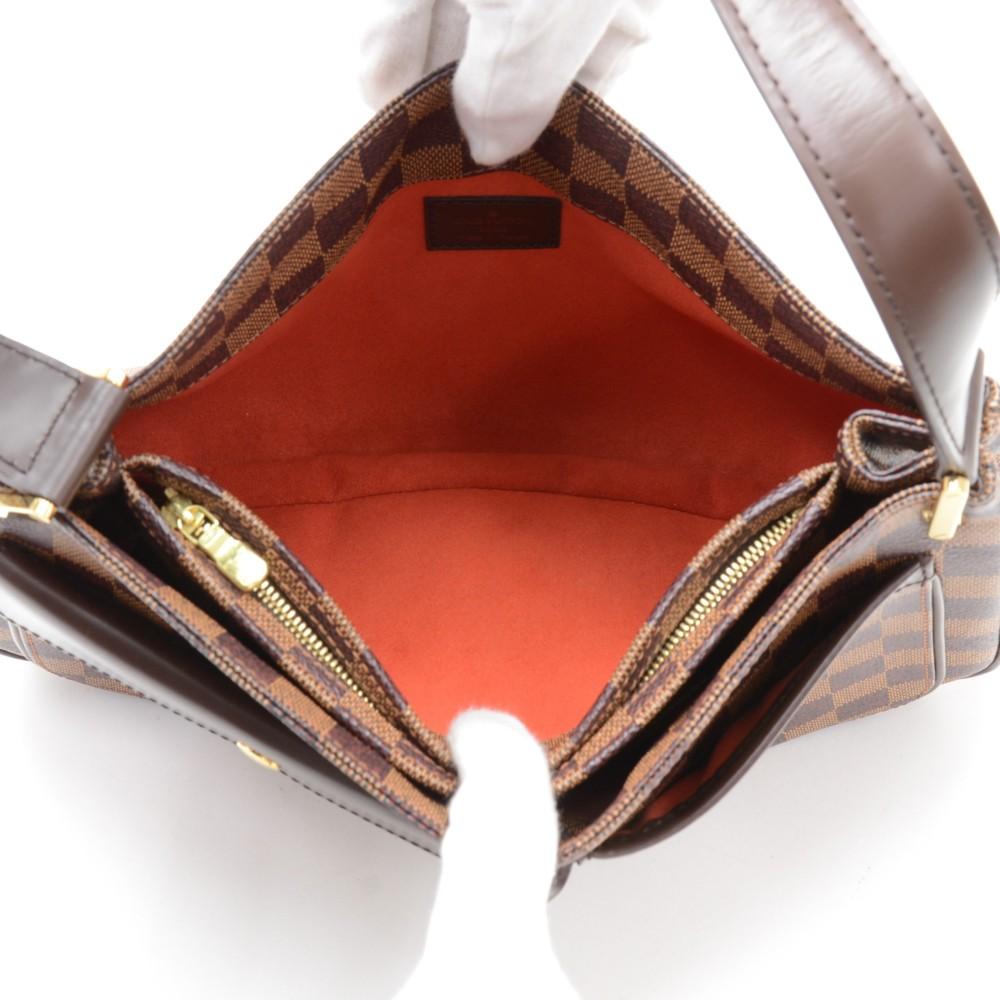 Louis Vuitto Aubagne Damier Ebène Canvas Shoulder Bag