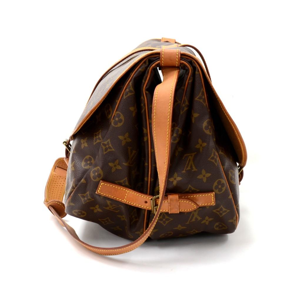 Louis Vuitto Saumur 35 Monogram Canvas Shoulder Bag