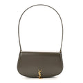 Box Calfskin Mini Voltaire Shoulder Bag  Deep Musk