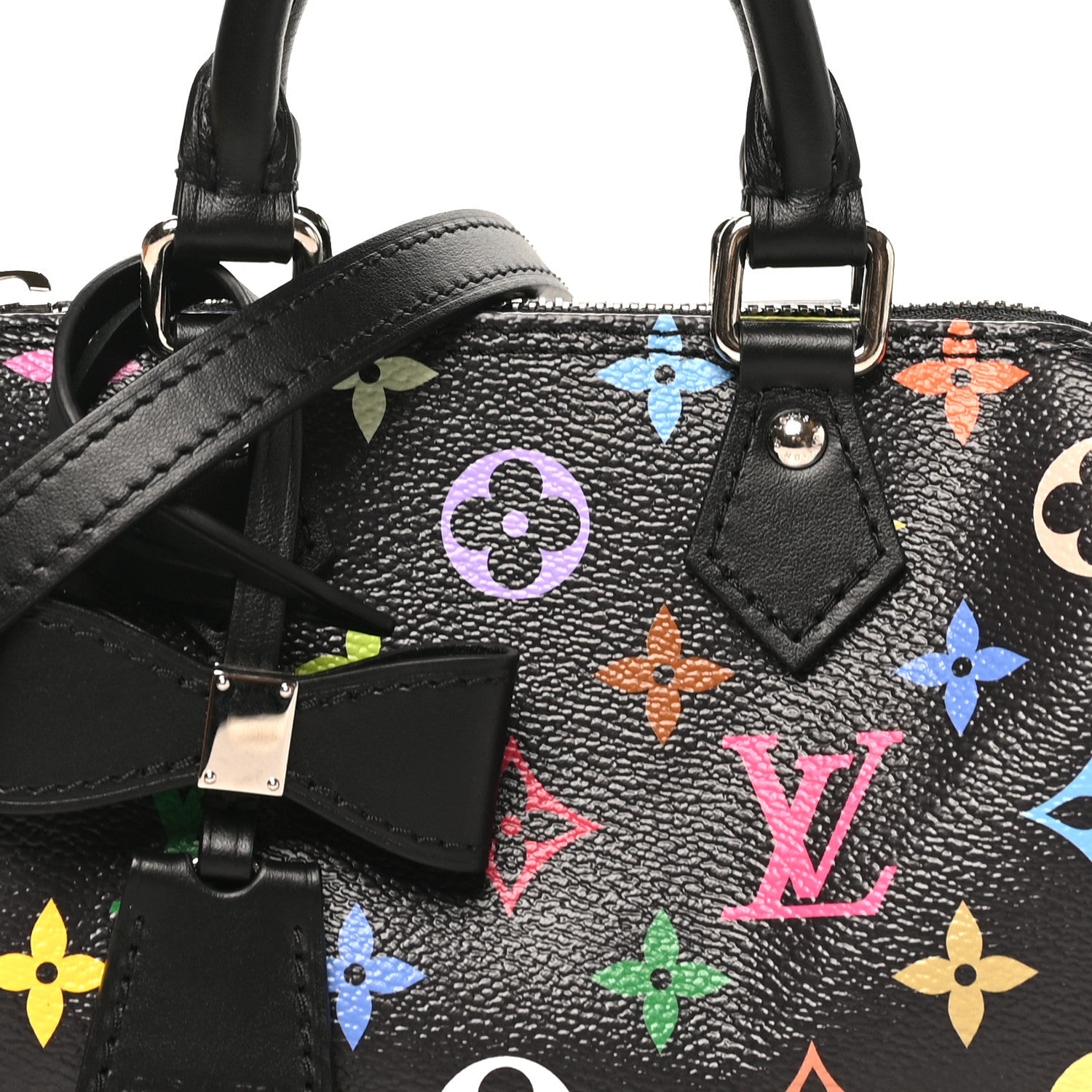 LV X TM Monogram Multicolor Nano Speedy Black