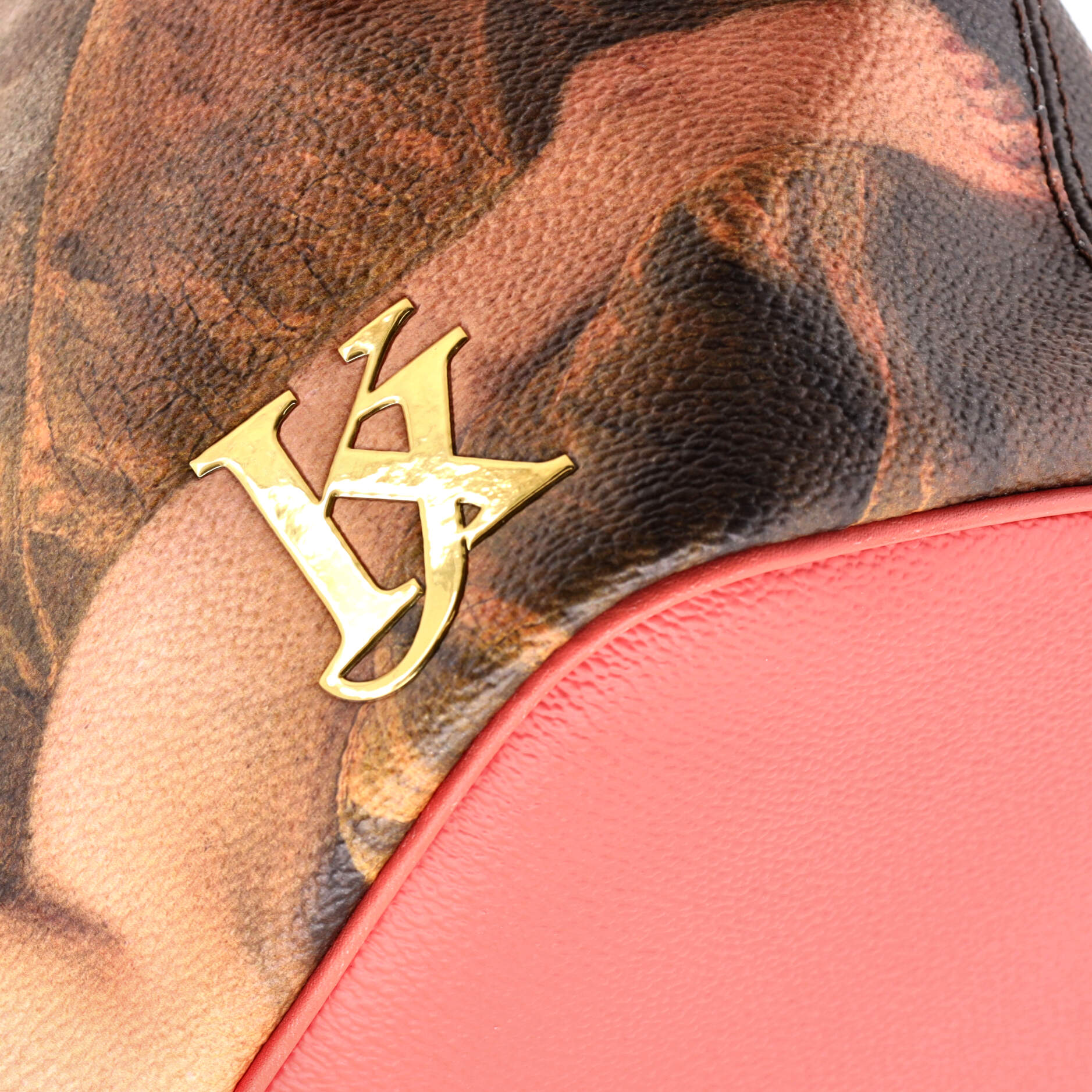 Louis Vuitton Neverfull NM Tote Limited Edition Jeff Koons Boucher Print Canvas MM