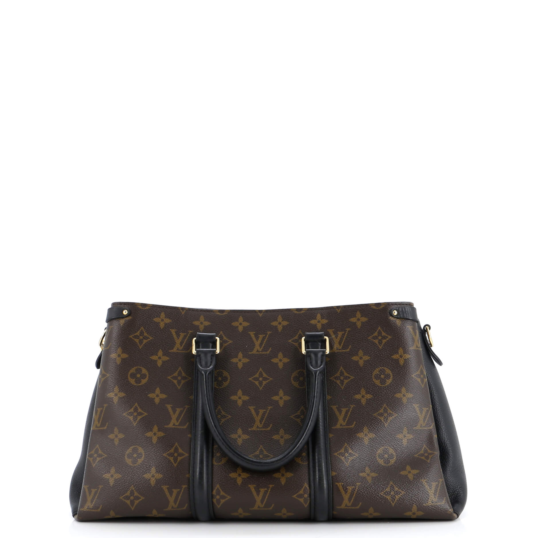 Louis Vuitton Soufflot Tote Monogram Canvas with Leather MM