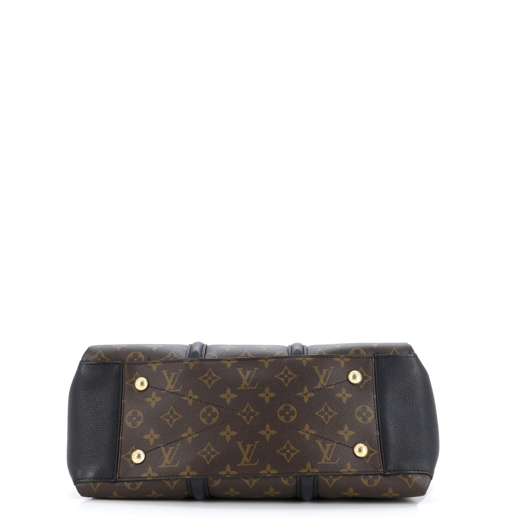 Louis Vuitton Soufflot Tote Monogram Canvas with Leather MM