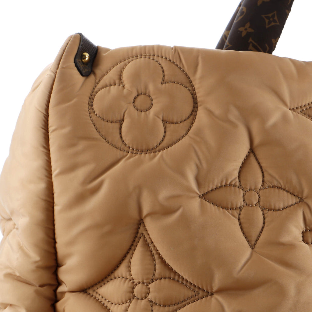 Louis Vuitton Pillow OnTheGo Tote Monogram Quilted Econyl Nylon GM