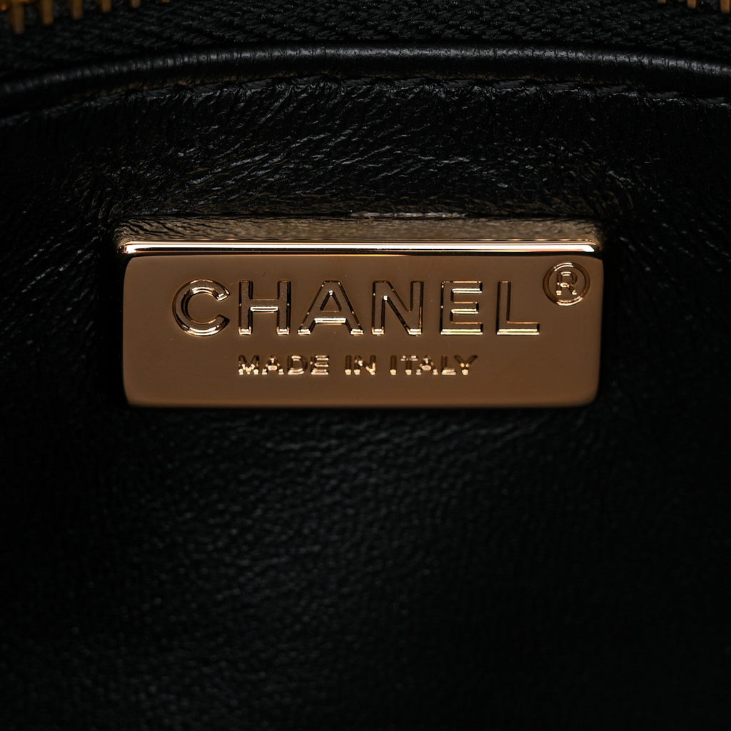 Velvet Strass Evening Flap Bag Black Gold