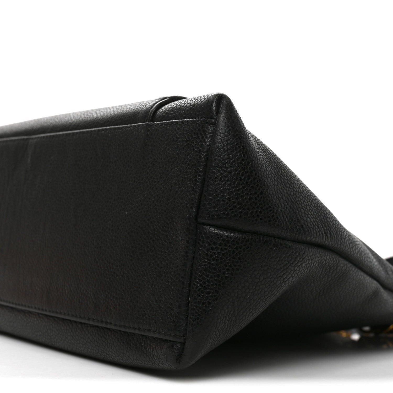 Caviar Flap Shoulder Bag Black