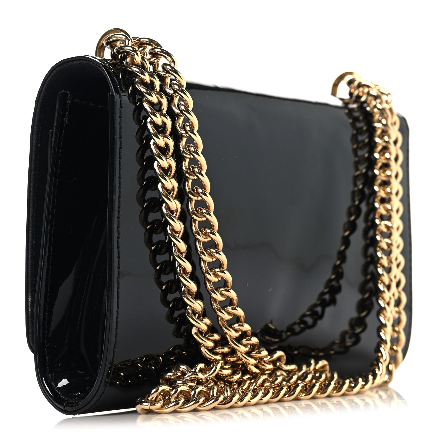 Patent Louise PM Chain Clutch Black
