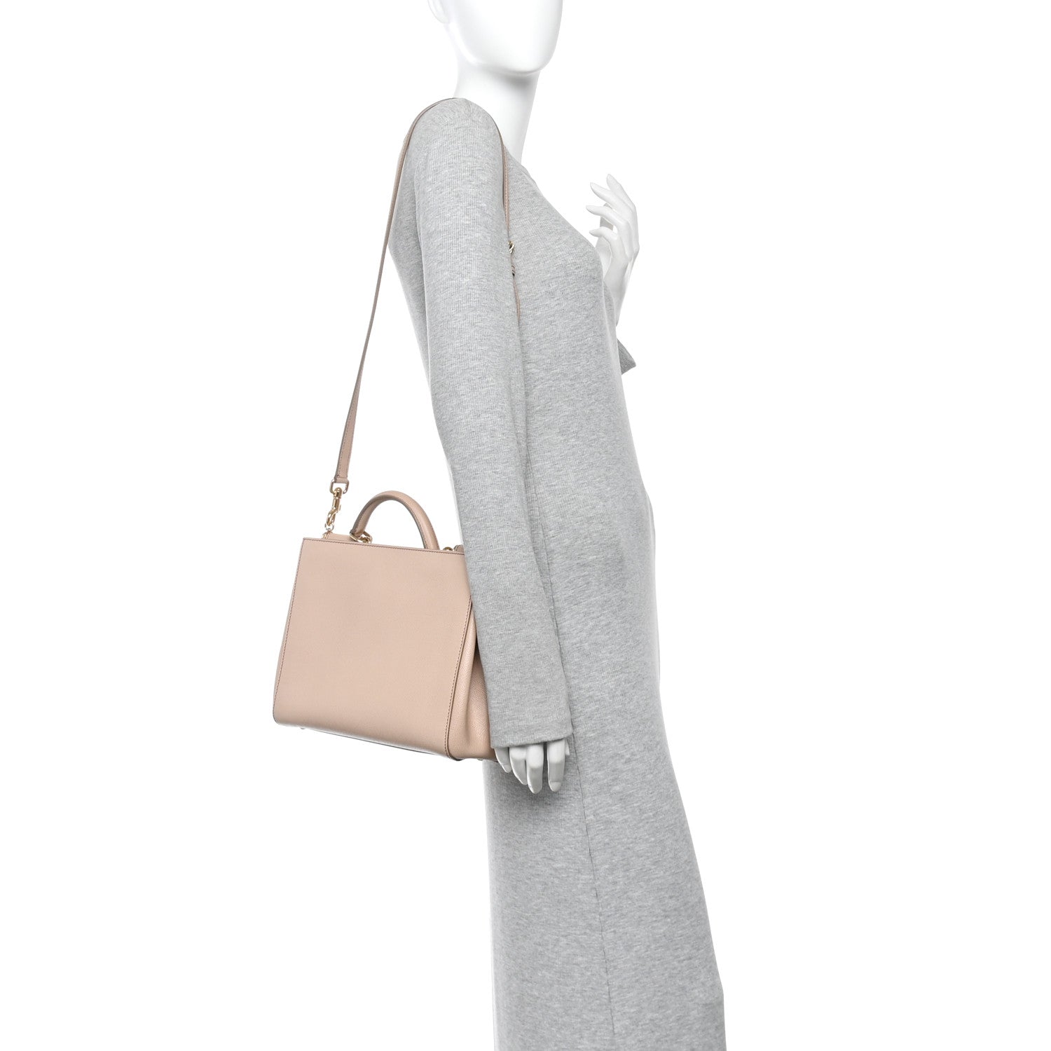 Dauphine Miss Sicily Shopper Tote Beige