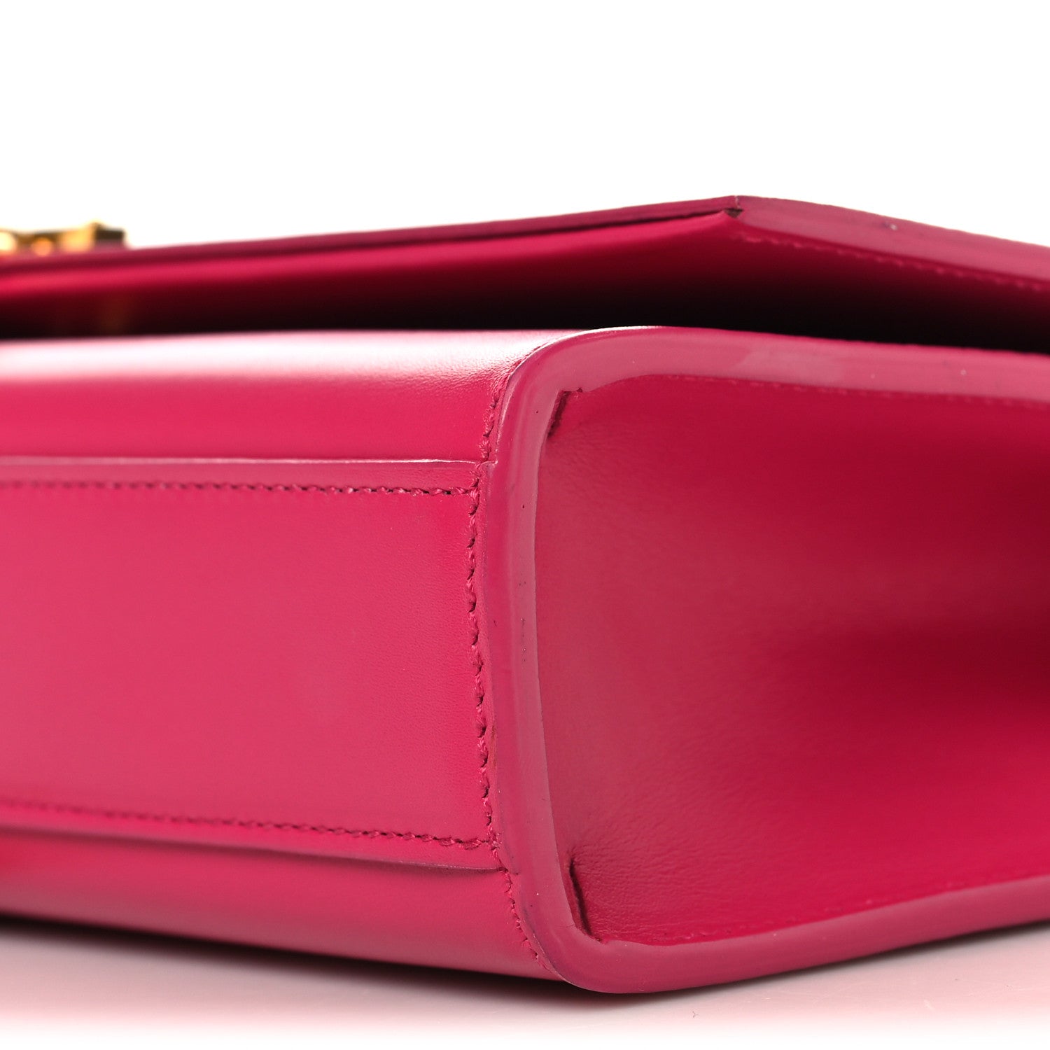 Smooth Calfskin Medium Classic Monogram Kate Tassel Satchel Fuchsia