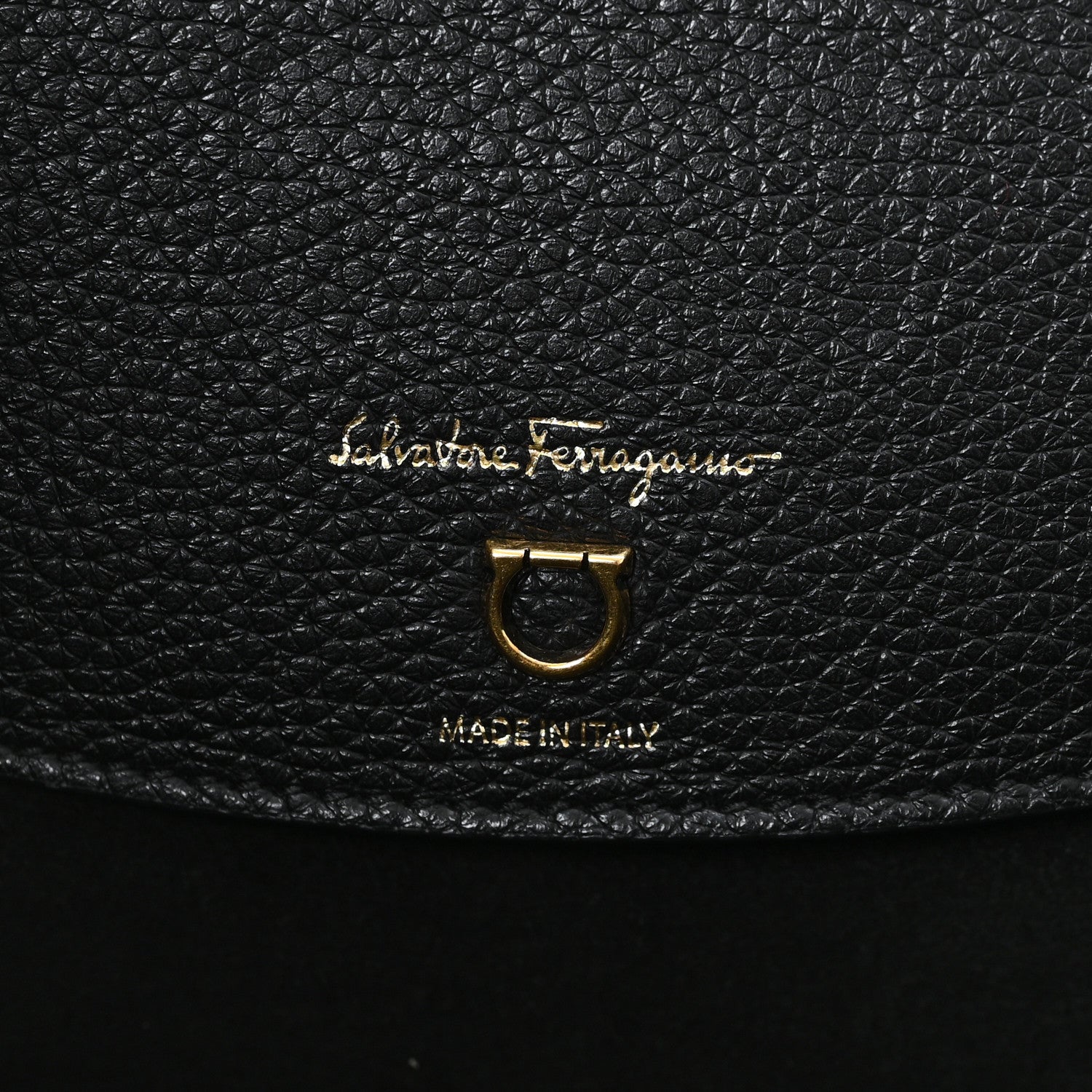 Calfskin Travel Tote Black