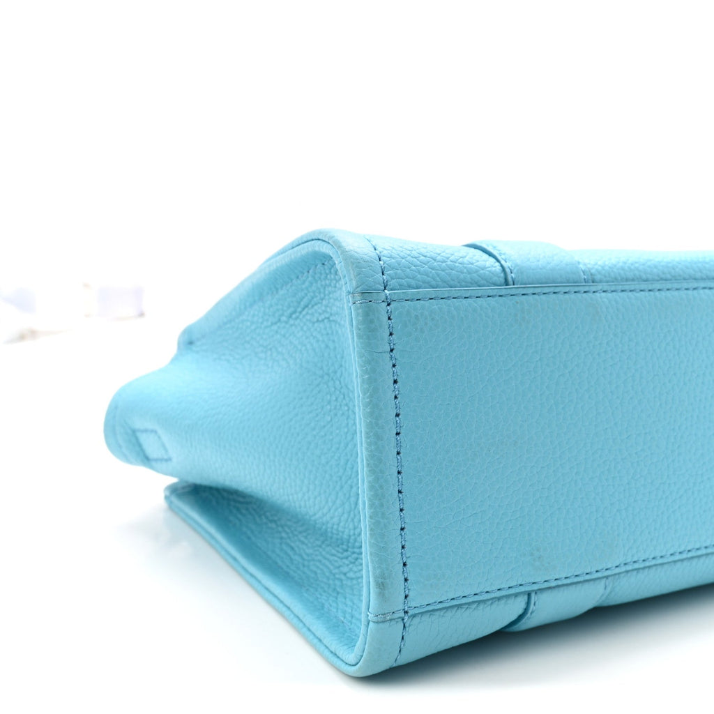 Grained Calfskin Small The Tote Bag Pool