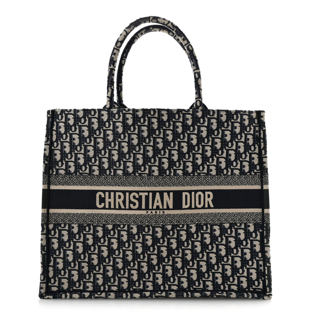 Oblique Large Book Tote Blue Multicolor