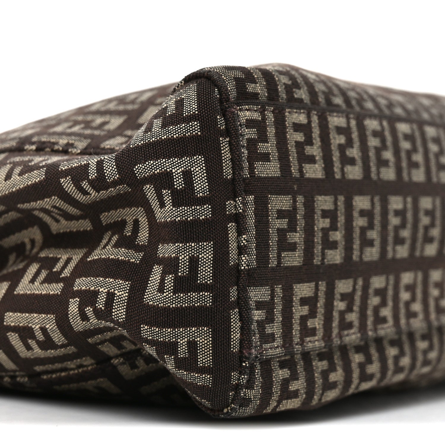 Zucchino Vitello Small Tote Testa di Moro Beige