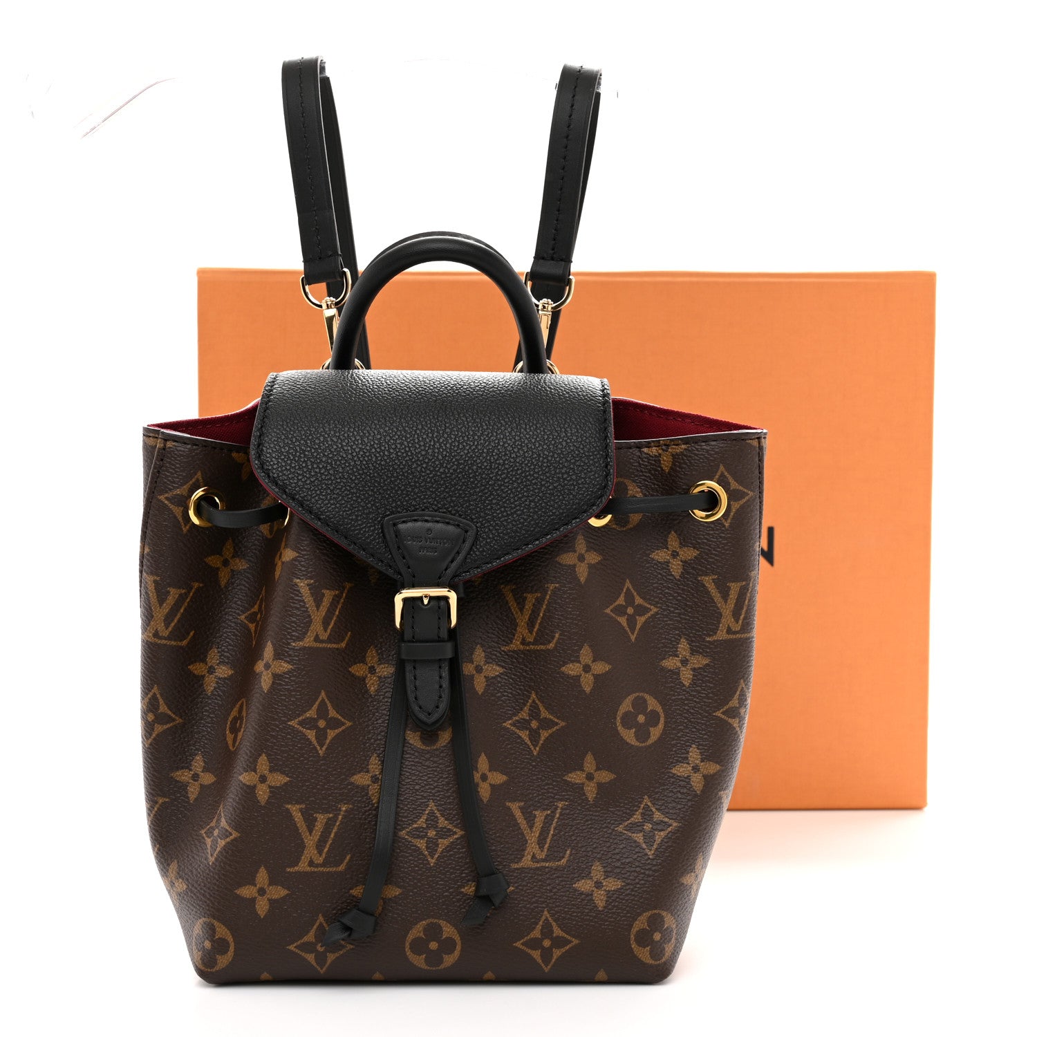 Monogram BB Montsouris NM Backpack Black