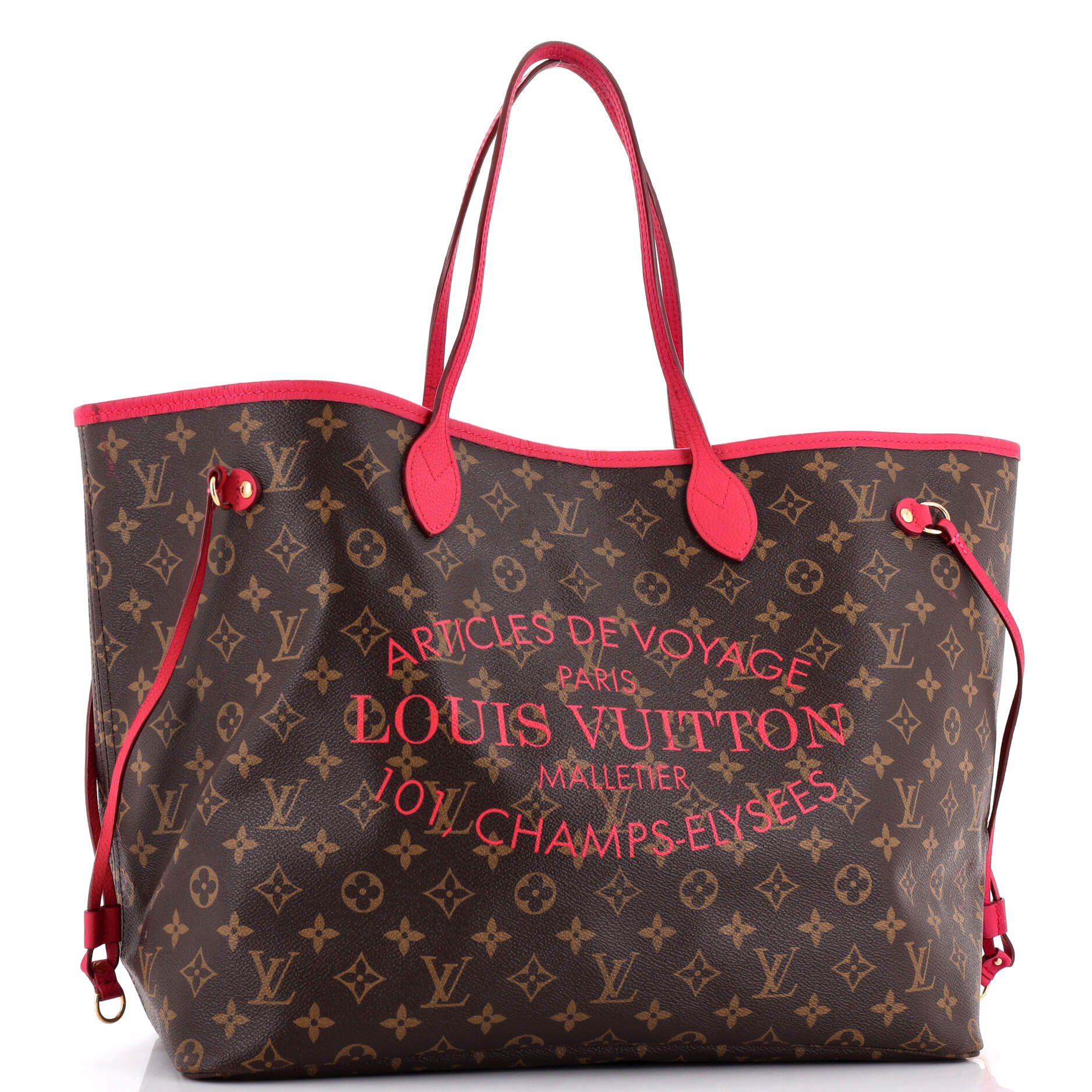 Louis Vuitton Neverfull Tote Limited Edition Ikat Monogram Canvas GM